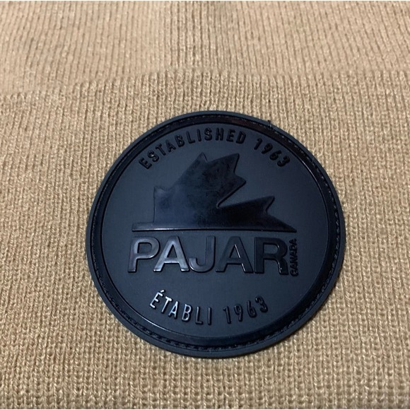 PAJAR Canada Bayshore Cuff Beanie Cap Winter Ski Hat Adult One-sz Camel Tan New! - Picture 3 of 8